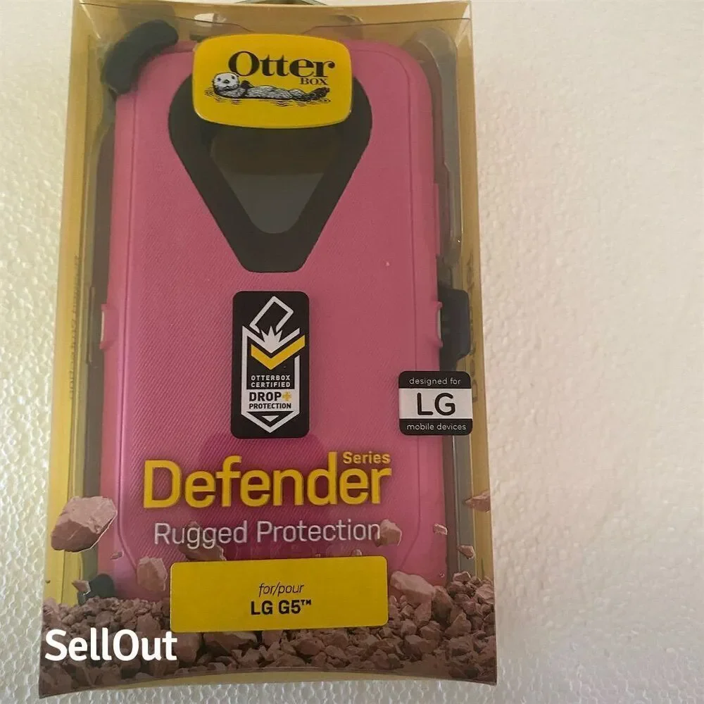 OtterBox Defender Series Pink Case & Holster for LG G5